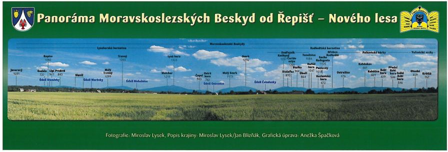 Panoráma Moravskoslezských Beskyd od Řepišť