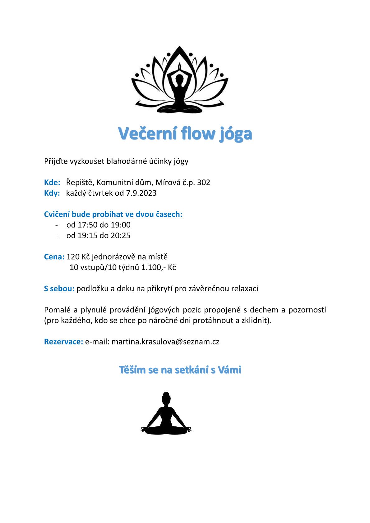 Večerní flow jóga 1 1